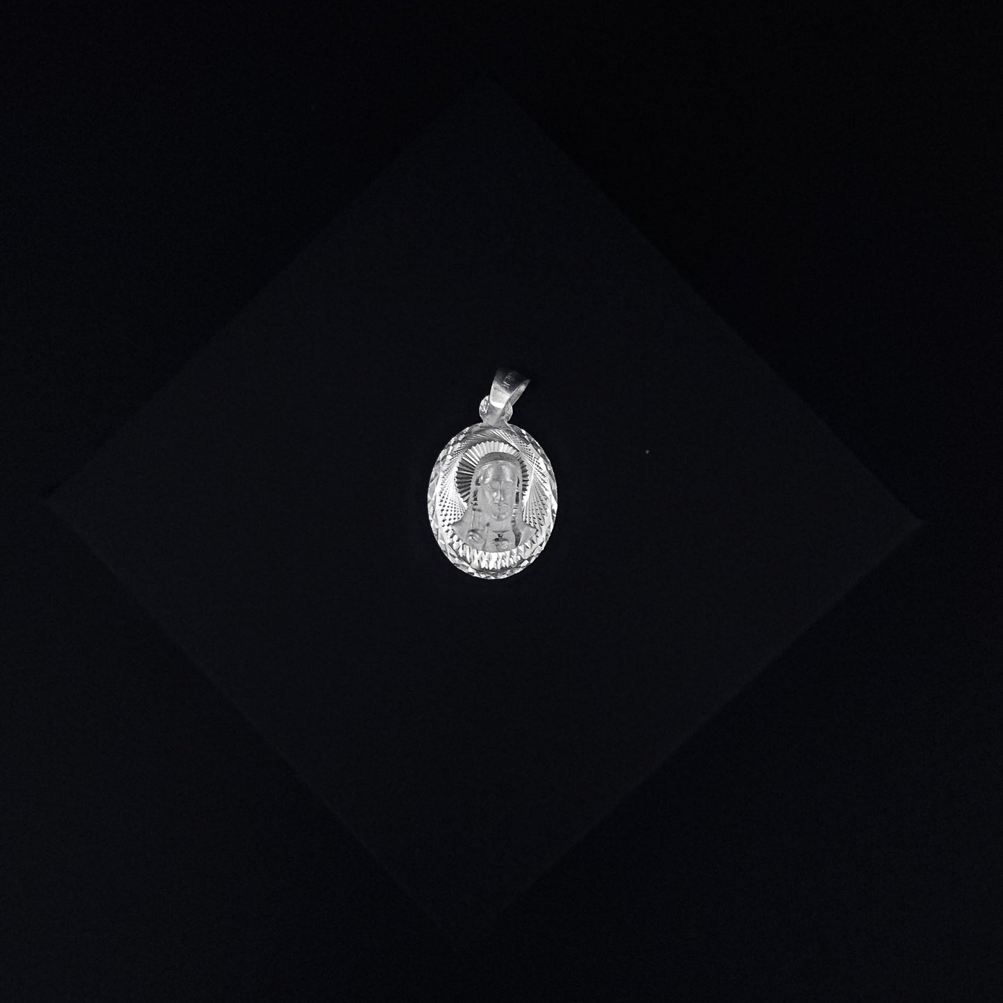 Jesus Medallion - 925 Silver