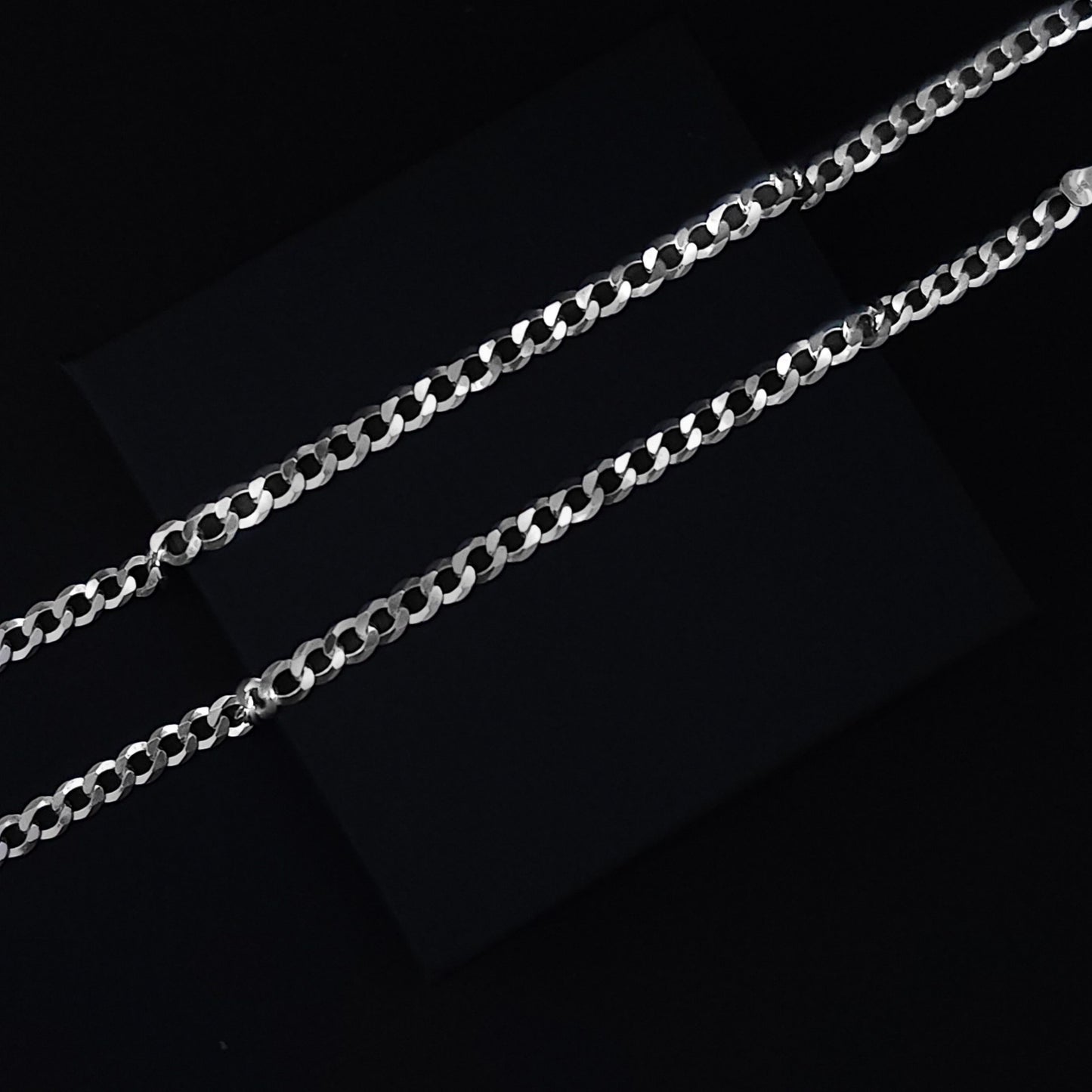 Solid Curb Chain - 925 Silver