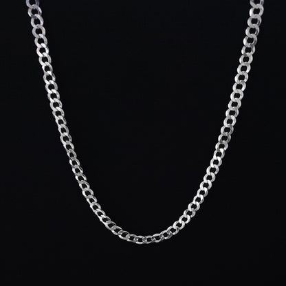 Solid Curb Chain - 925 Silver